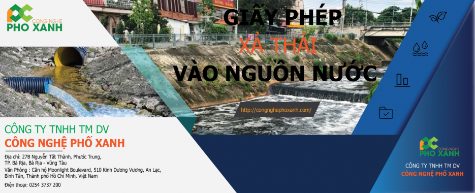 GIẤY PHÉP XẢ THẢI VÀO NGUỒN NƯỚC